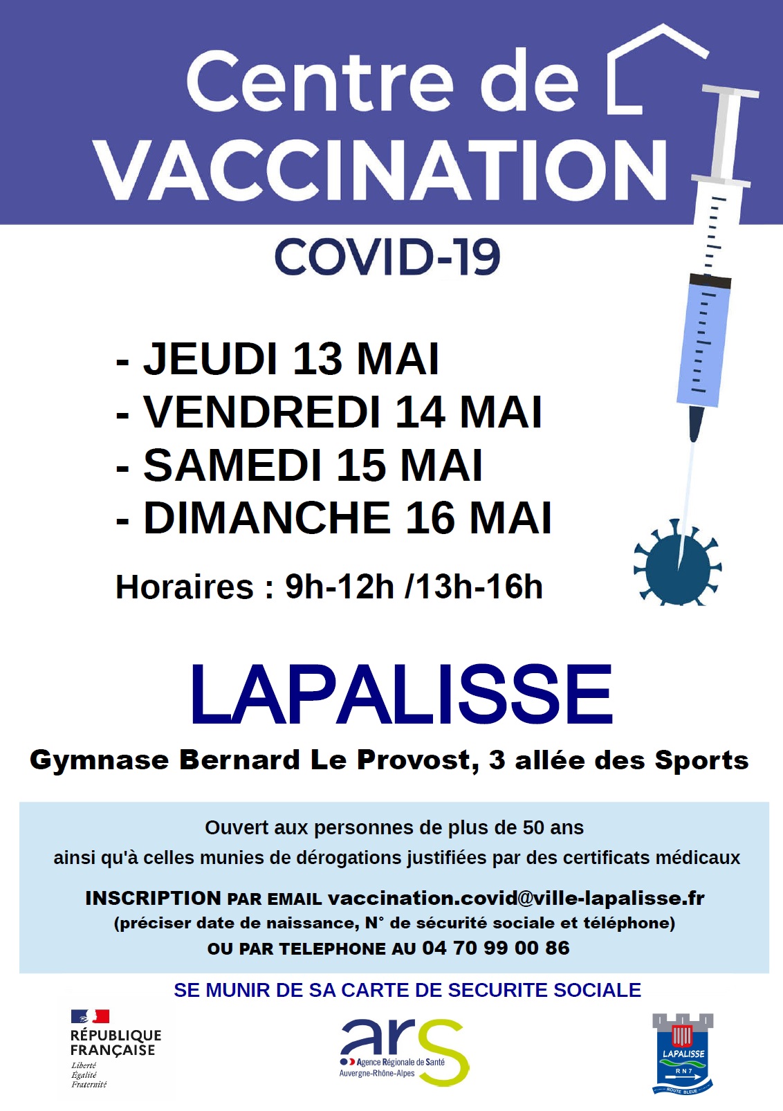 VACCINATION COVID-19 A LAPALISSE
